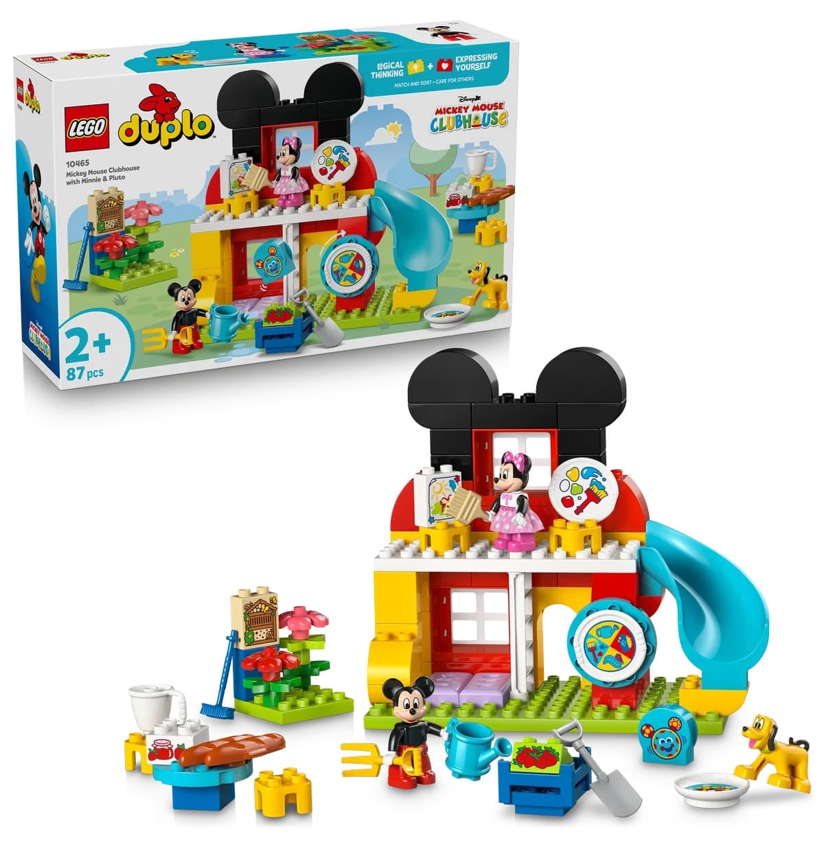 لگو DUPLO خانه کلوپ Minnie Pluto Mickey مدل 10465 87 قطعه لگو DUPLO خانه کلوپ Minnie Pluto Mickey مدل 10465 87 قطعه