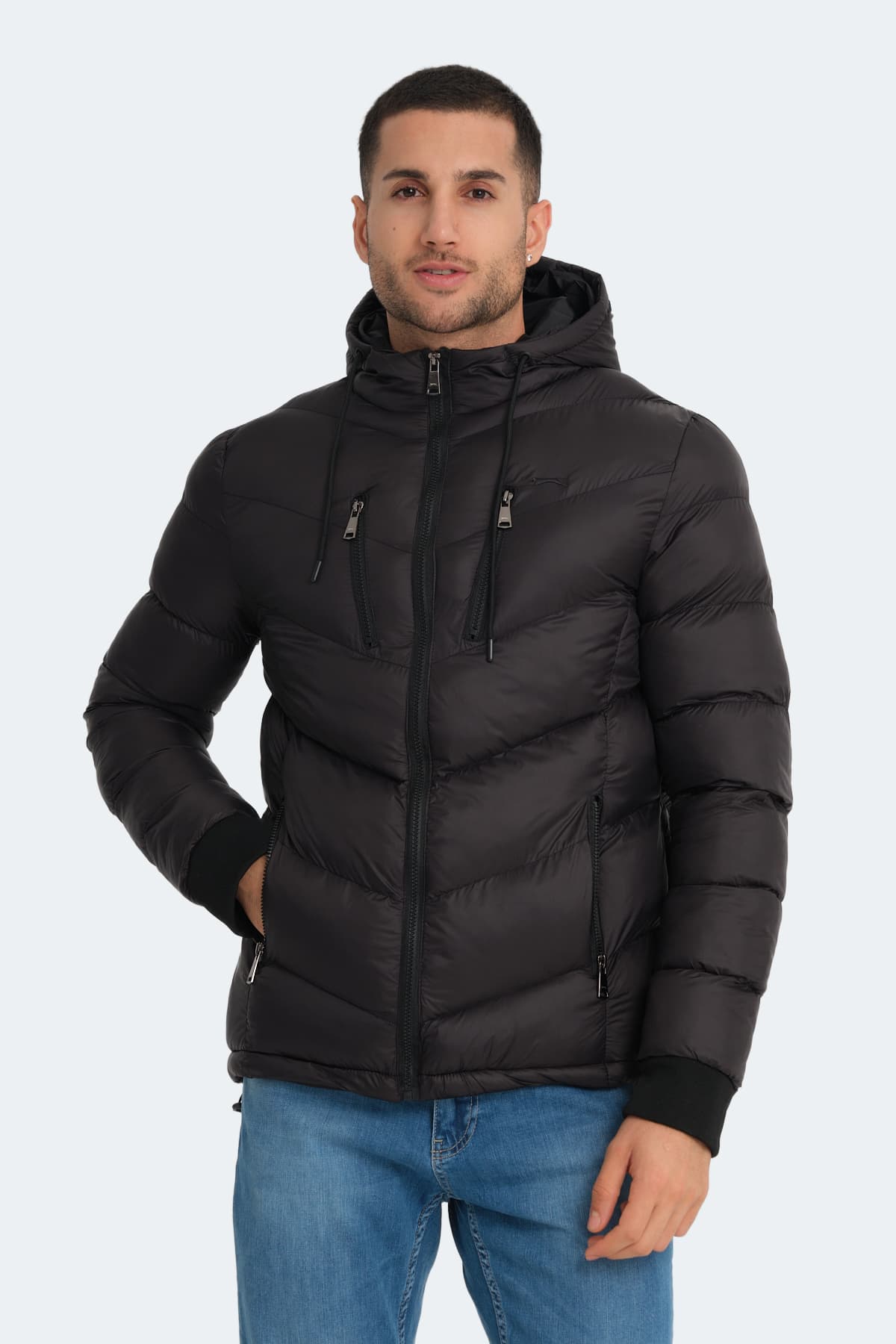کاپشن مردانه Slazenger با رنگ مشکی کاپشن مردانه Slazenger با رنگ مشکی