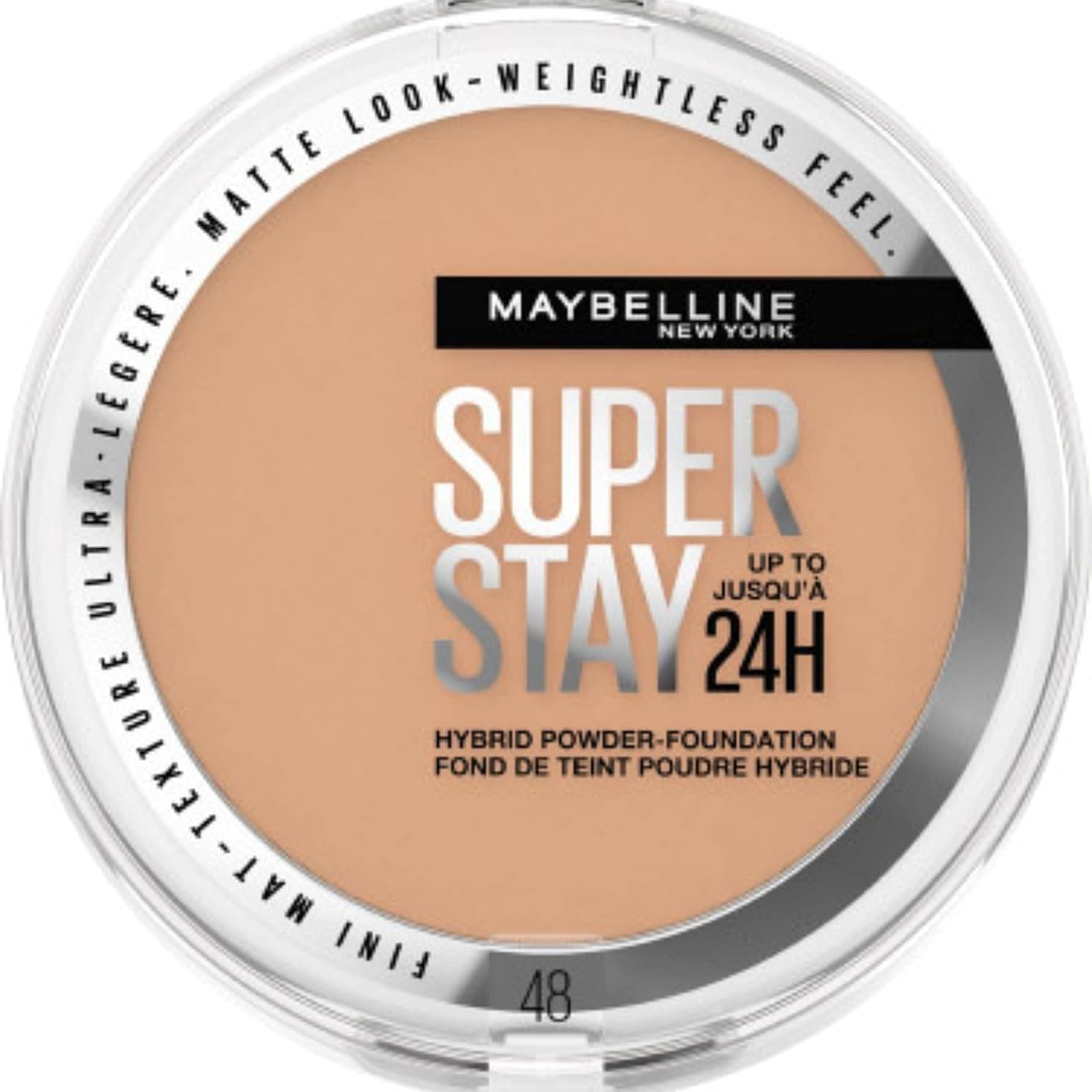 کرم پودر پودری MAYBELLINE با پوشش متوسط تا زیاد، ضدآب و ضدتعریق مدل SuperStay 24H Hybrid Powder Foundation رنگ 10 کرم پودر پودری MAYBELLINE با پوشش متوسط تا زیاد، ضدآب و ضدتعریق مدل SuperStay 24H Hybrid Powder Foundation رنگ 10