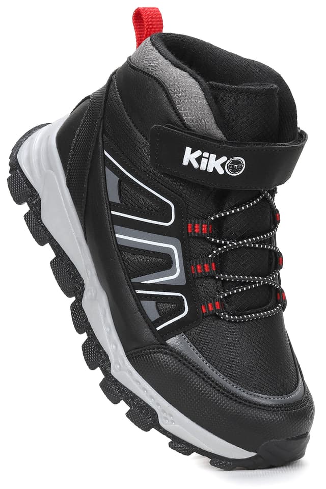 کفش اسپرت چکمهای پسرانه Kiko Kids با کفی عایق حرارتی و چسبی کفش اسپرت چکمهای پسرانه Kiko Kids با کفی عایق حرارتی و چسبی