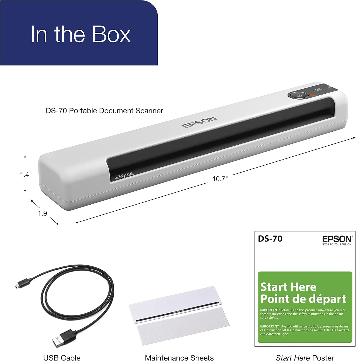 اسکنر اسناد Epson مدل DS-70 اسکنر اسناد Epson مدل DS-70