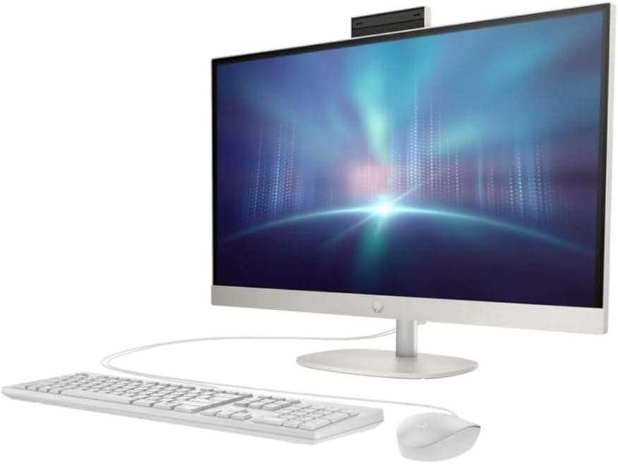 کامپیوتر همهکاره HP 27 اینچی سفید Intel Core i7-1355U 16GB RAM 1TB SSD کامپیوتر همهکاره HP 27 اینچی سفید Intel Core i7-1355U 16GB RAM 1TB SSD