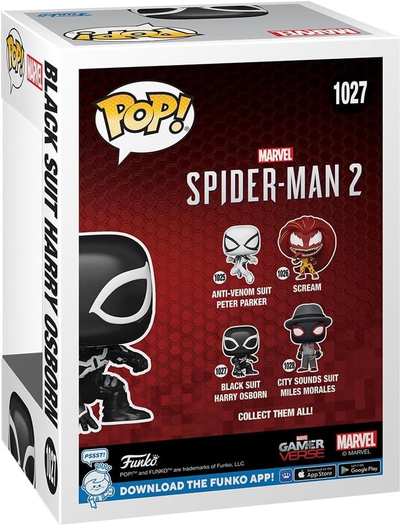 فیگور کلکسیونی Funko POP Games Gamerverse Harry Osborn نسخه مشکی Spider-Man 2 فیگور کلکسیونی Funko POP Games Gamerverse Harry Osborn نسخه مشکی Spider-Man 2