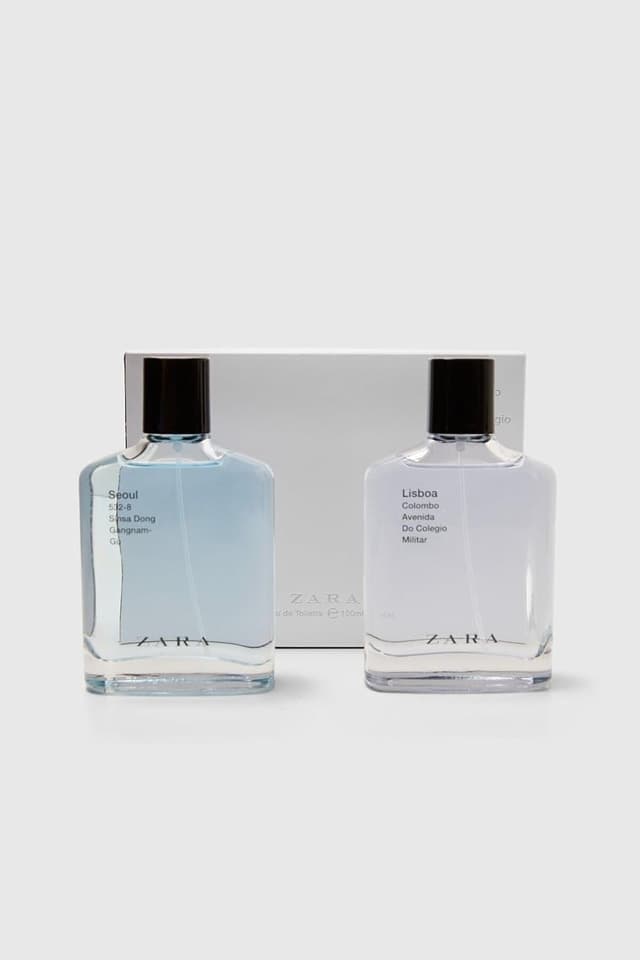 ست عطر مردانه Zara Seoul 100 ml + Lisboa 100 ml مدل ZİSL10 ست عطر مردانه Zara Seoul 100 ml + Lisboa 100 ml مدل ZİSL10