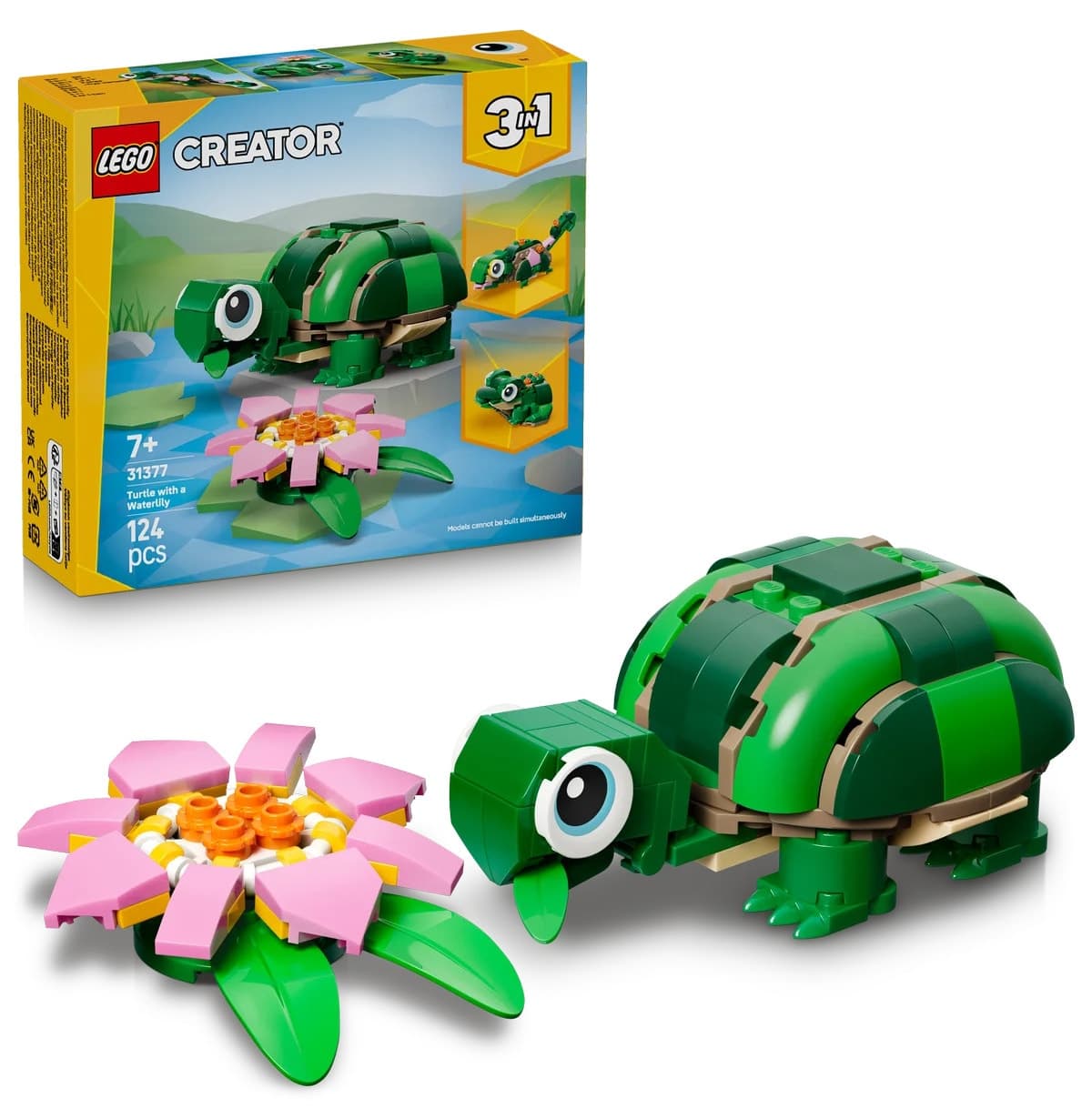 لگو Creator 3’ü 1 Arada مدل 31377، لاکپشت و گل نیلوفر، مناسب 7+ لگو Creator 3’ü 1 Arada مدل 31377، لاکپشت و گل نیلوفر، مناسب 7+