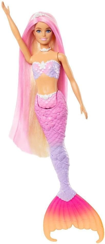 عروسک پری دریایی Barbie Malibu با قابلیت تغییر رنگ، دلفین و لوازم جانبی عروسک پری دریایی Barbie Malibu با قابلیت تغییر رنگ، دلفین و لوازم جانبی