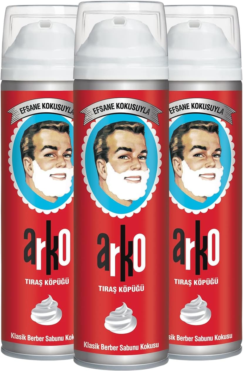کف اصلاح مردانه Arko مدل Efsane 3x200ml کف اصلاح مردانه Arko مدل Efsane 3x200ml