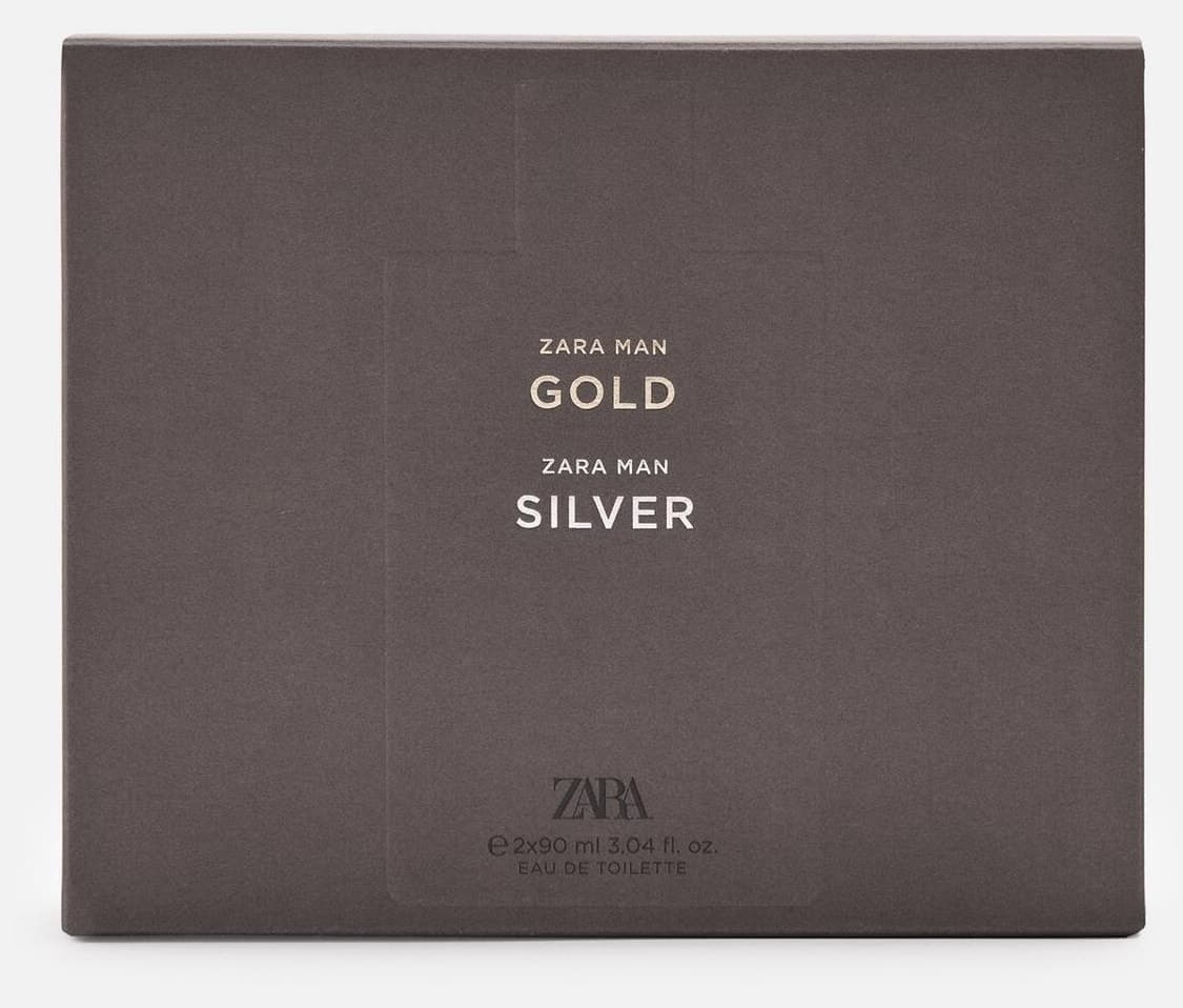 عطر مردانه Zara ادو تویلت Man Gold Man Silver 90 ml عطر مردانه Zara ادو تویلت Man Gold Man Silver 90 ml