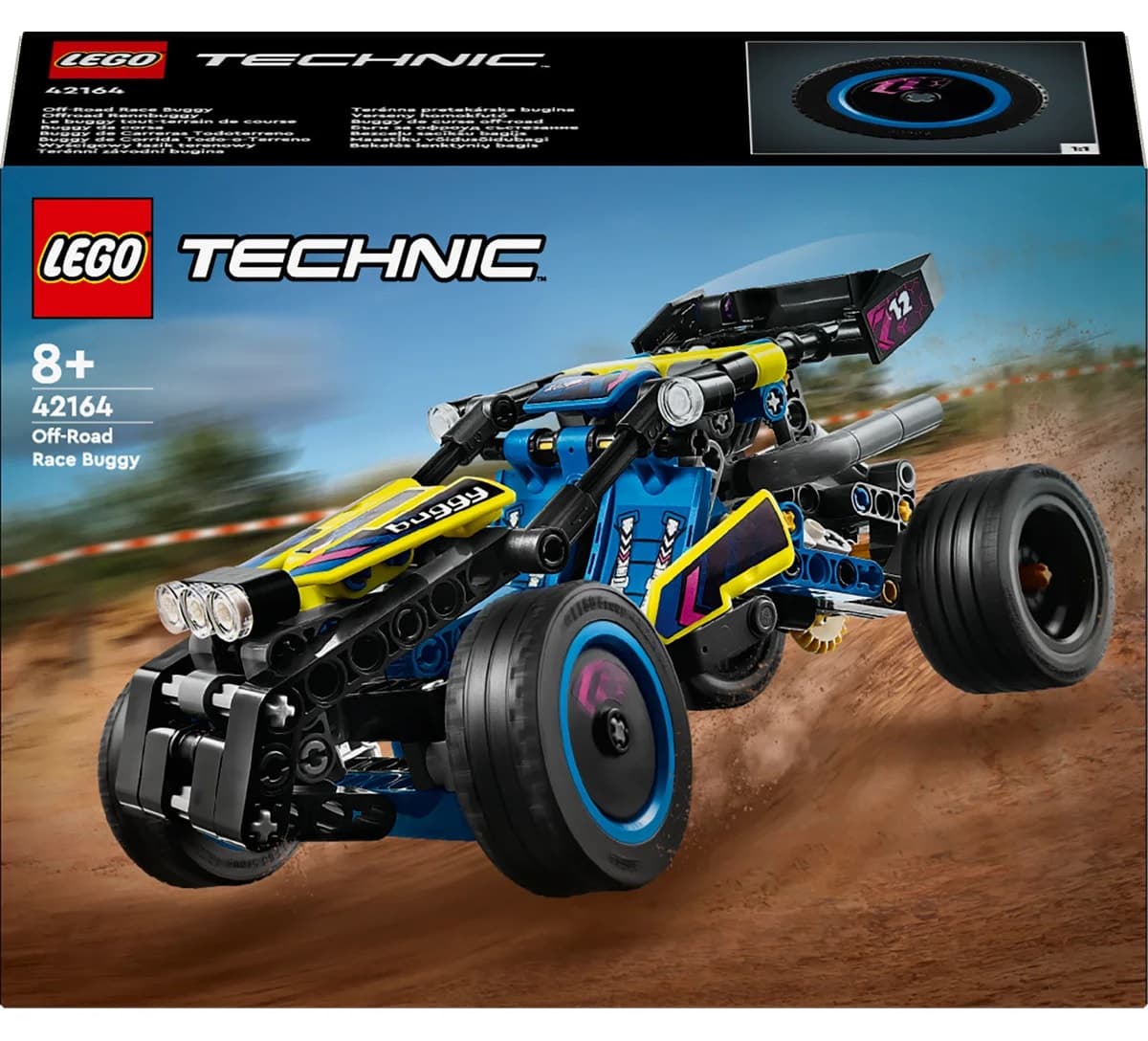 لگو Technic ماشین مسابقه آفرود مدل 42164 مناسب سنین ۸ سال به بالا با ۲۱۹ قطعه لگو Technic ماشین مسابقه آفرود مدل 42164 مناسب سنین ۸ سال به بالا با ۲۱۹ قطعه