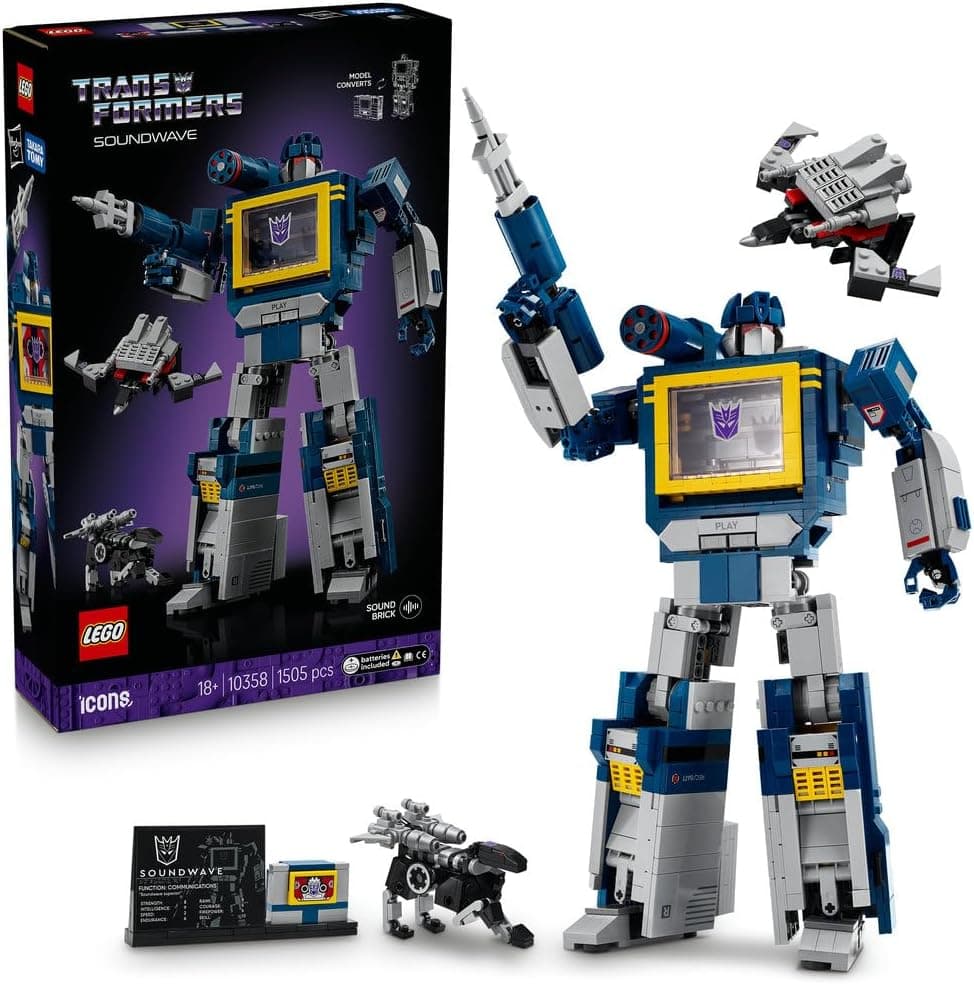 لگو Icons Transformers Soundwave مدل 10358 لگو Icons Transformers Soundwave مدل 10358