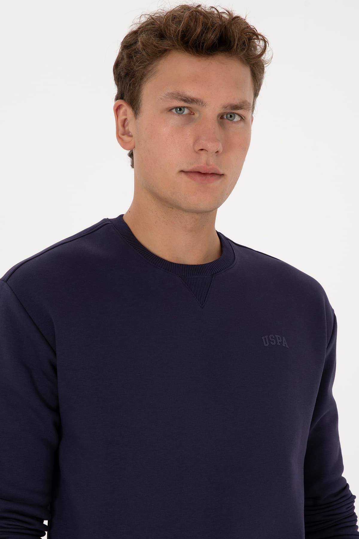 سوئیشرت مردانه U.S. Polo Assn. فیت راحت کرکی مورد مدل 50313757-VR074 سوئیشرت مردانه U.S. Polo Assn. فیت راحت کرکی مورد مدل 50313757-VR074