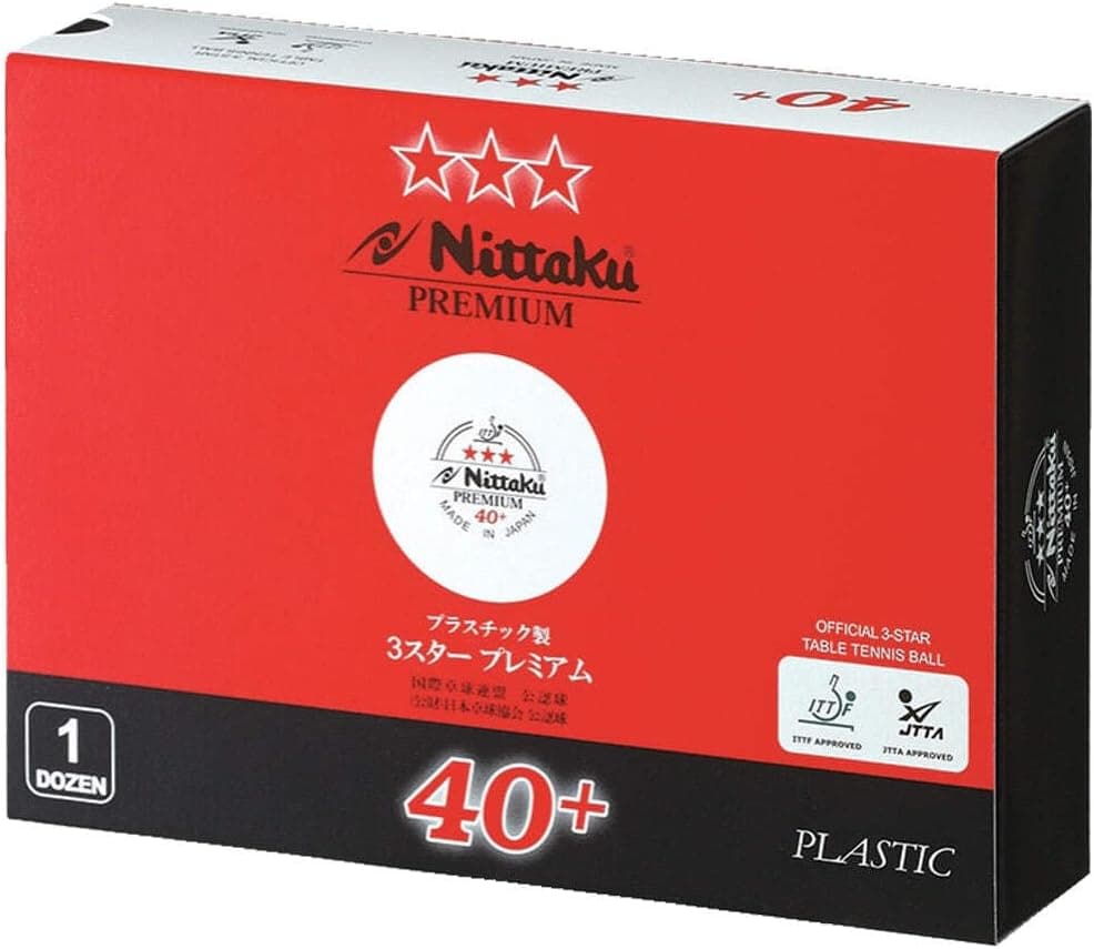 توپ تنیس روی میز 3 ستاره NITTAKU مدل 40+ توپ تنیس روی میز 3 ستاره NITTAKU مدل 40+