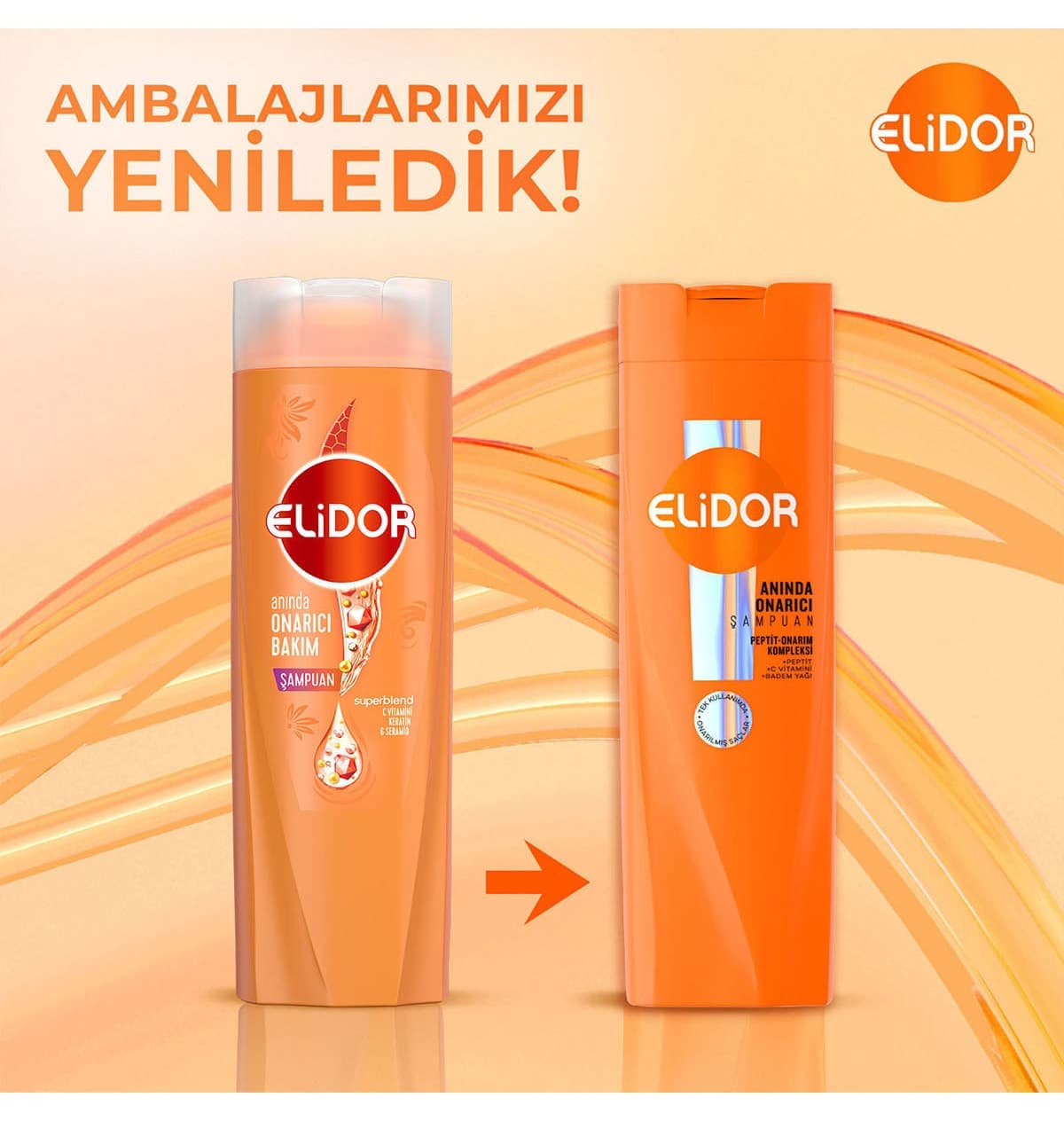 شامپو مراقبت از مو Elidor ترمیم فوری 650 ml x4 شامپو مراقبت از مو Elidor ترمیم فوری 650 ml x4