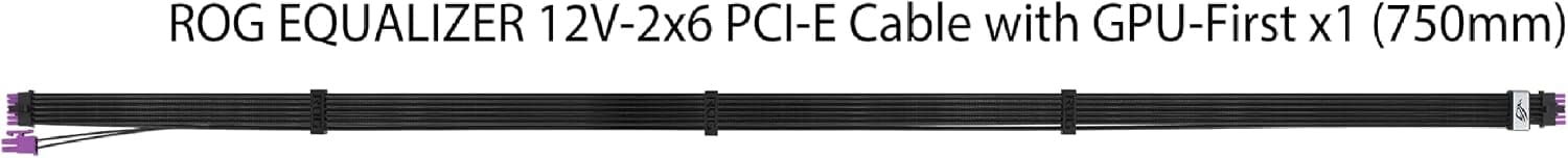 کابل برق PCIe ASUS ROG Equalizer مدل 12V-2x6، سازگار با ATX 3.1 و PCIe 5.1، با 3 سال گارانتی کابل برق PCIe ASUS ROG Equalizer مدل 12V-2x6، سازگار با ATX 3.1 و PCIe 5.1، با 3 سال گارانتی