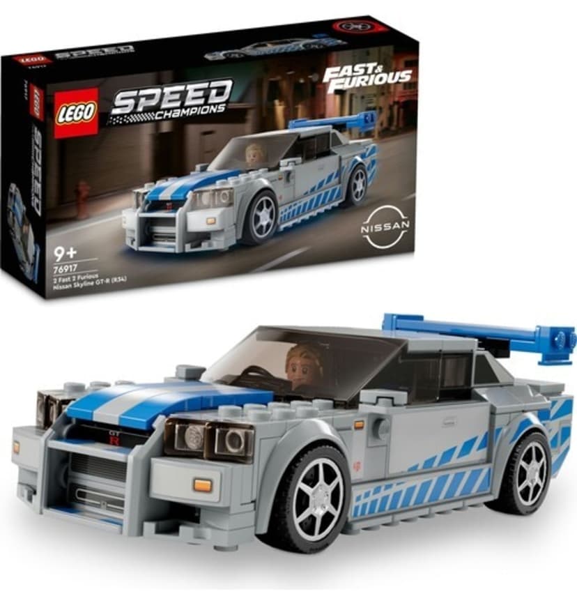 لگو Speed Champions Fast & Furious Nissan Skyline GT-R (R34) مدل 76917 لگو Speed Champions Fast & Furious Nissan Skyline GT-R (R34) مدل 76917