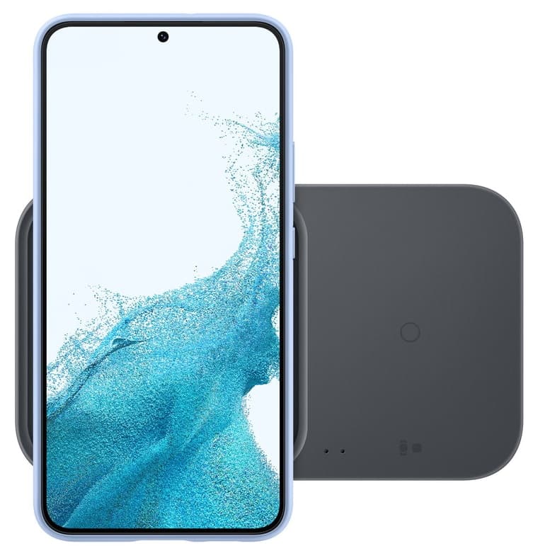 شارژر بیسیم دوتایی سریع Samsung مدل EP P5400T خاکستری تیره شارژر بیسیم دوتایی سریع Samsung مدل EP P5400T خاکستری تیره