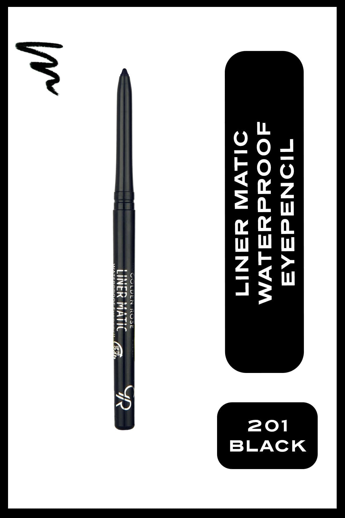 مداد چشم Golden Rose Liner Matic ضد آب مدل 201 مشکی مداد چشم Golden Rose Liner Matic ضد آب مدل 201 مشکی