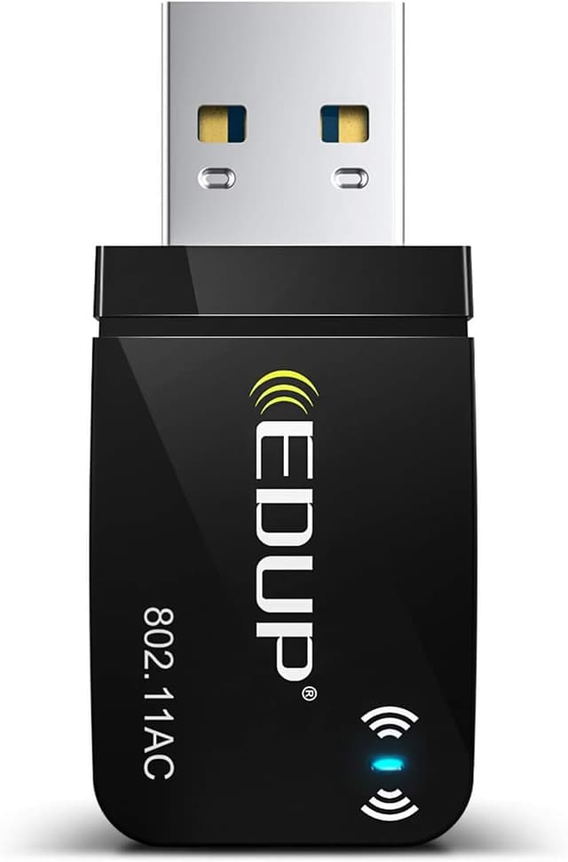 آداپتور وایفای USB دو بانده EDUP با سرعت AC 1300 Mbit/s و USB3.0 برای کامپیوتر و لپتاپ آداپتور وایفای USB دو بانده EDUP با سرعت AC 1300 Mbit/s و USB3.0 برای کامپیوتر و لپتاپ