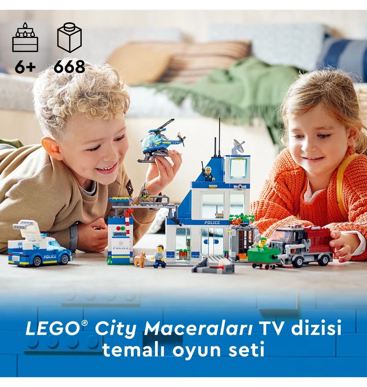لگو مدل City Polis Merkezi 60316 با ۶۶۸ قطعه لگو مدل City Polis Merkezi 60316 با ۶۶۸ قطعه