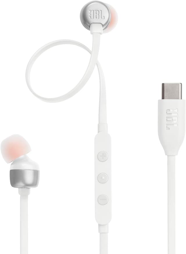هندزفری داخلگوشی JBL با اتصال USB-C سفید مدل Tune 310C هندزفری داخلگوشی JBL با اتصال USB-C سفید مدل Tune 310C
