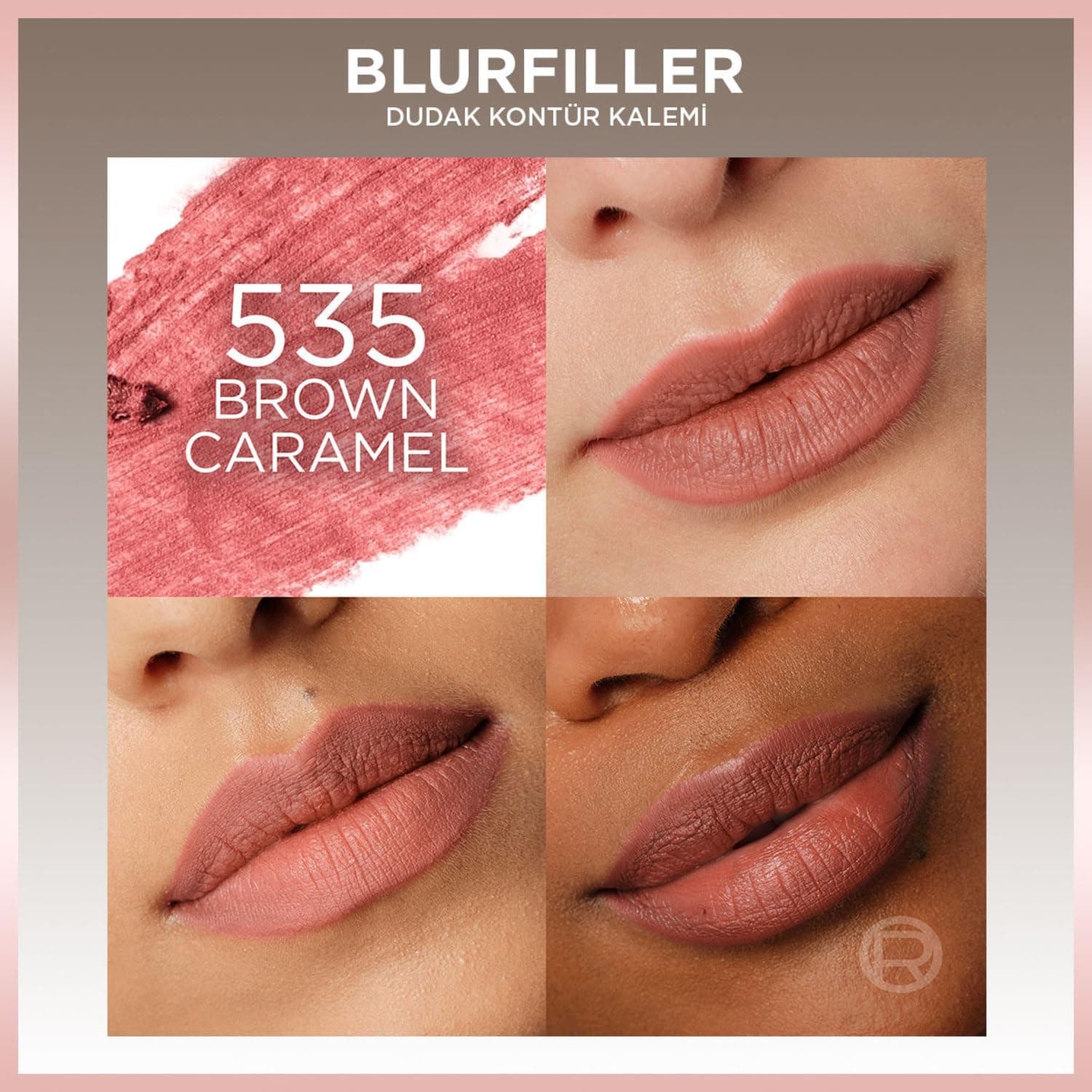 مداد لب L'Oreal Paris Blurfiller مدل 535 مداد لب L'Oreal Paris Blurfiller مدل 535