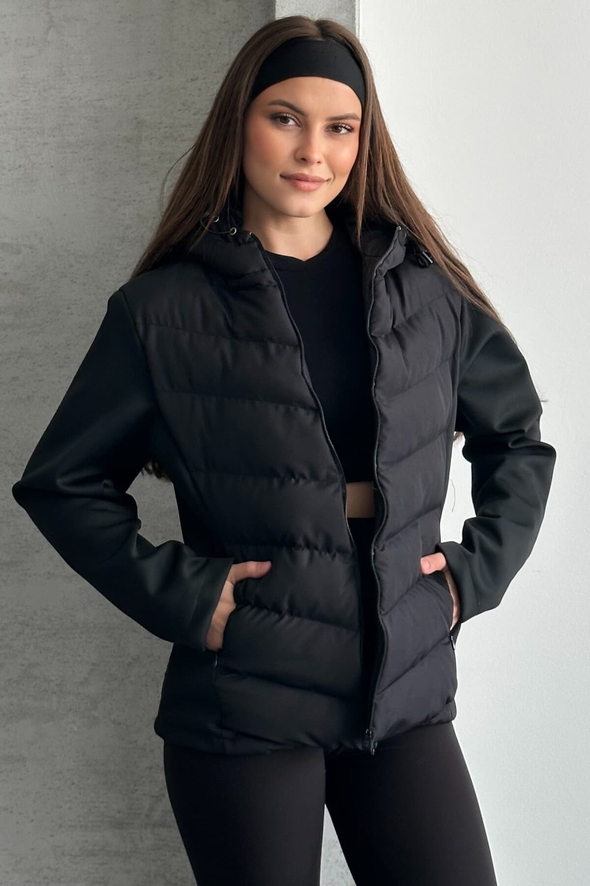 کاپشن زنانه کلاهدار مشکی حرارتی moda armanc مدل ZR Range Rover Mom کاپشن زنانه کلاهدار مشکی حرارتی moda armanc مدل ZR Range Rover Mom