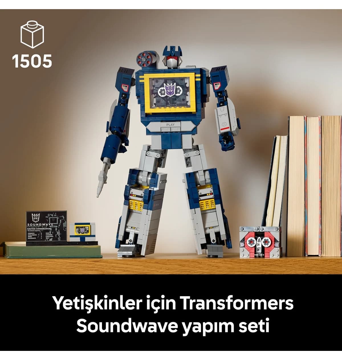 لگو Icons Transformers Soundwave مدل 10358 با 1505 قطعه لگو Icons Transformers Soundwave مدل 10358 با 1505 قطعه