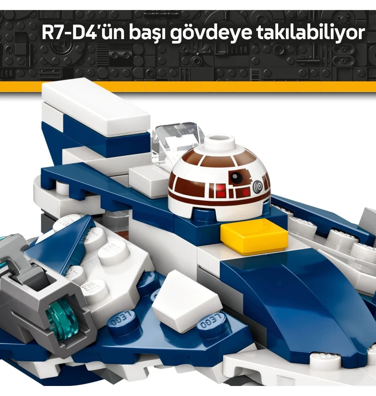 لگو Star Wars جنگنده میکرو Plo Koon's Jedi Starfighter 75400 لگو Star Wars جنگنده میکرو Plo Koon's Jedi Starfighter 75400