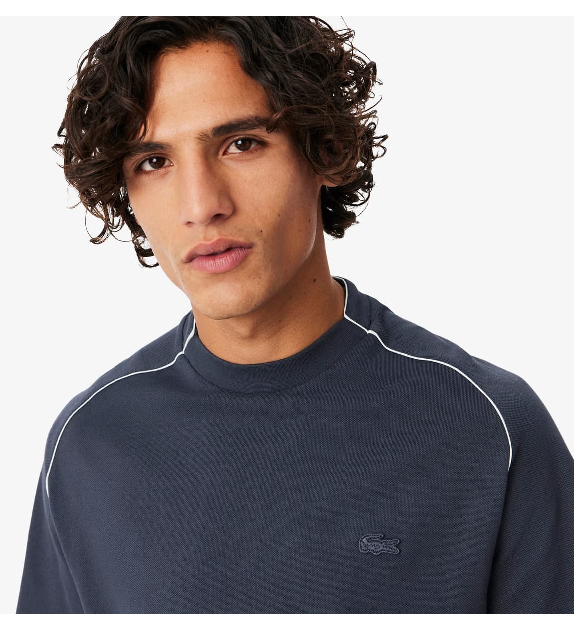 تیشرت مردانه Lacoste یقه گرد فیت کلاسیک خاکستری تیره تیشرت مردانه Lacoste یقه گرد فیت کلاسیک خاکستری تیره