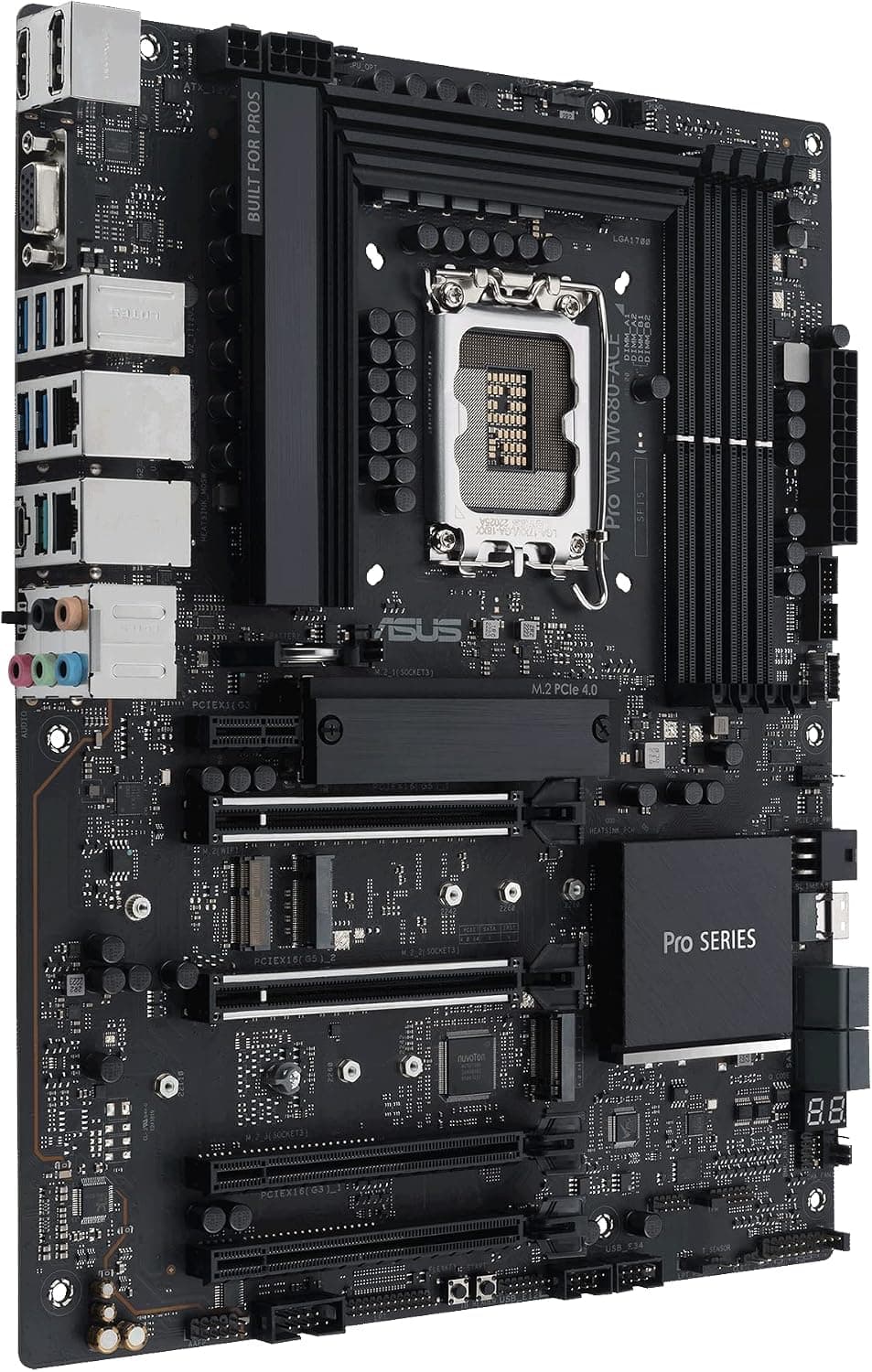 مادربرد ورکاستیشن ASUS با سوکت LGA 1700 و فرم فاکتور ATX مدل Pro WS W680-ACE مادربرد ورکاستیشن ASUS با سوکت LGA 1700 و فرم فاکتور ATX مدل Pro WS W680-ACE