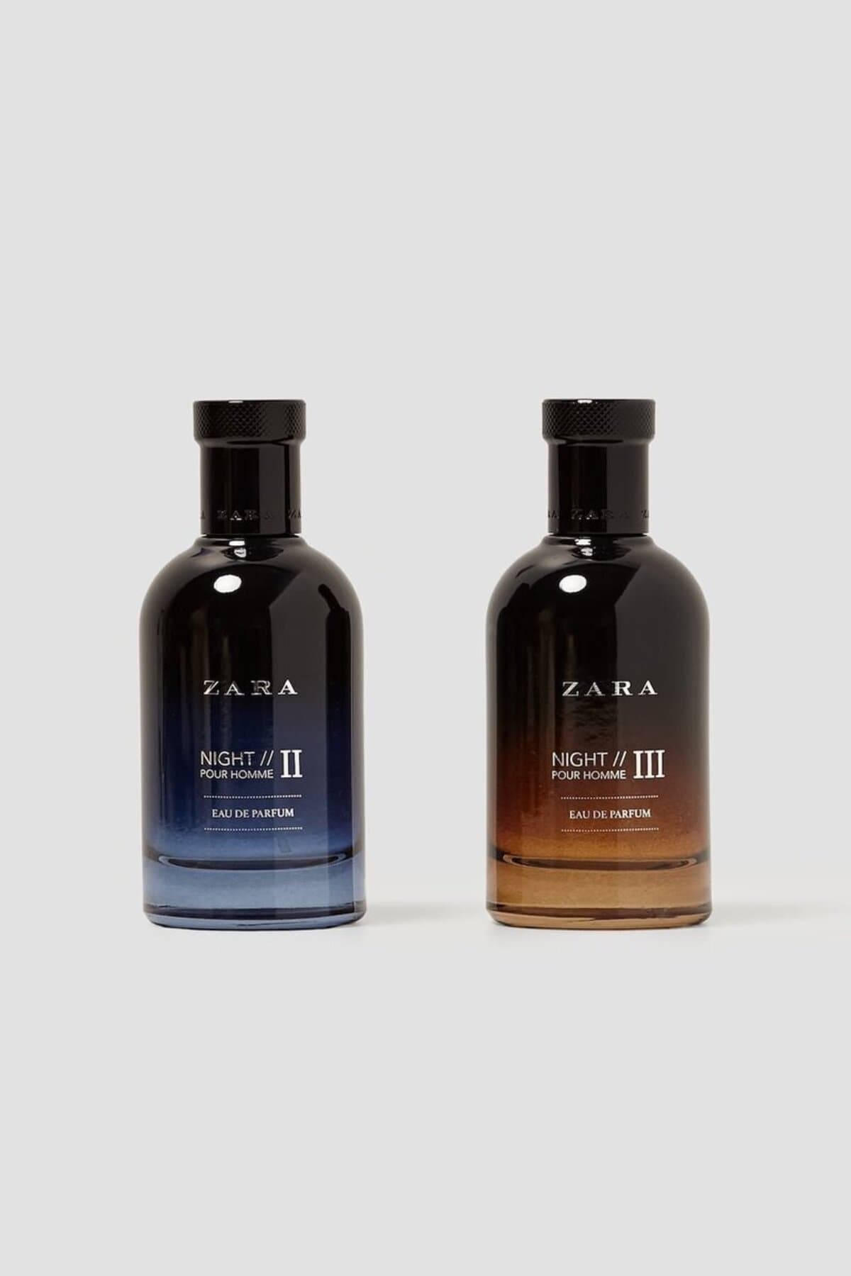 ادوپرفیوم مردانه Zara مدل NIGHT POUR HOMME II + NIGHT POUR HOMME III 100 ML ادوپرفیوم مردانه Zara مدل NIGHT POUR HOMME II + NIGHT POUR HOMME III 100 ML