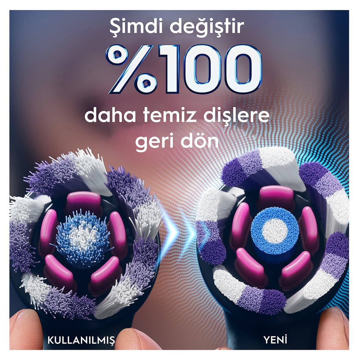 سر یدکی مسواک برقی Oral-B سری iO Radiant White بسته 4 عددی سر یدکی مسواک برقی Oral-B سری iO Radiant White بسته 4 عددی