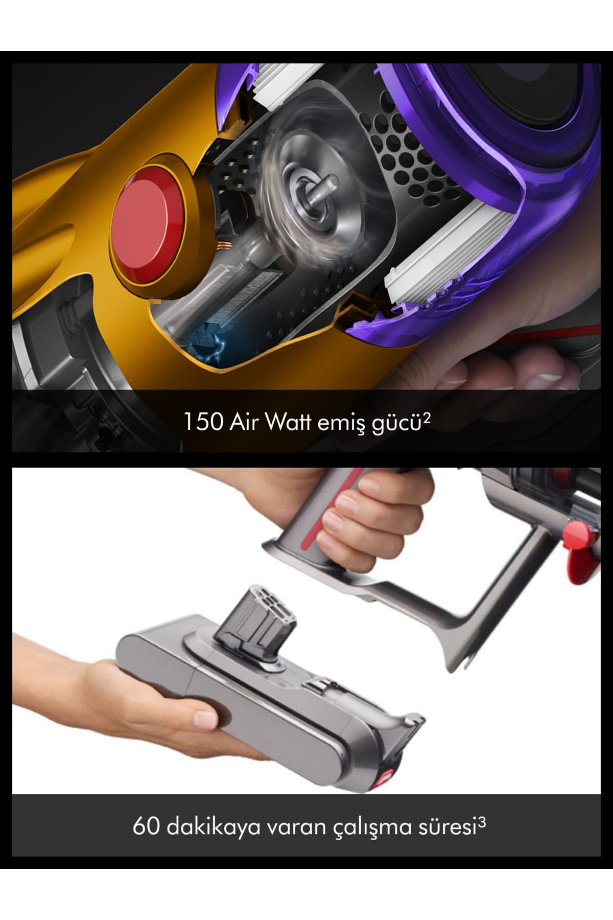 جاروبرقی بیسیم DYSON V12 Detect Slim™ Absolute زرد/نیکل جاروبرقی بیسیم DYSON V12 Detect Slim™ Absolute زرد/نیکل