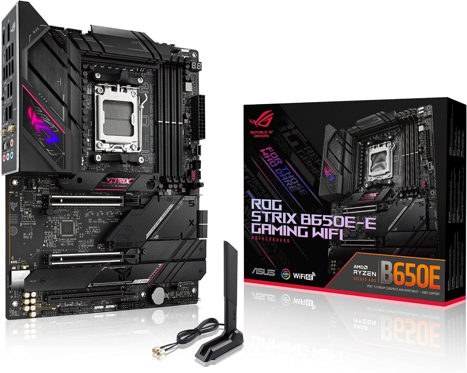 مادربرد گیمینگ ASUS ROG Strix سفید مدل B650-A مادربرد گیمینگ ASUS ROG Strix سفید مدل B650-A