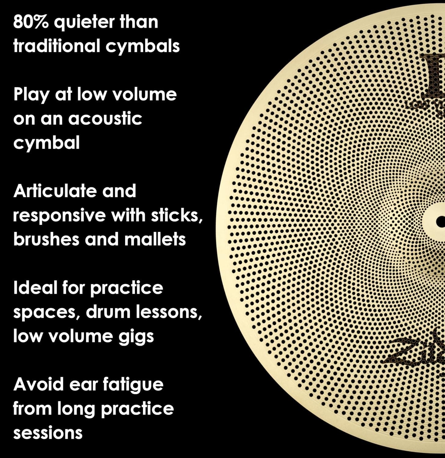 سنج راید Zildjian کمحجم سری L80 با قطر 50,8 cm مدل LV8020R-S سنج راید Zildjian کمحجم سری L80 با قطر 50,8 cm مدل LV8020R-S