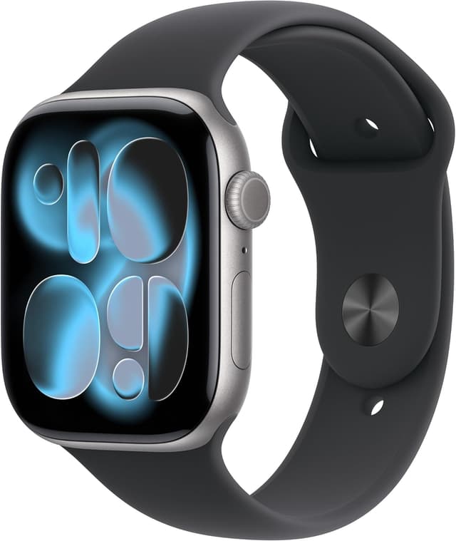 ساعت هوشمند Apple Watch Series 11 Cellular 42 mm خاکستری فضایی بند مشکی M/L ساعت هوشمند Apple Watch Series 11 Cellular 42 mm خاکستری فضایی بند مشکی M/L