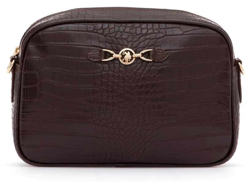 کیف دوشی زنانه U.S. Polo Assn. قهوهای طرح کروکو مدل 50317817-VR029 کیف دوشی زنانه U.S. Polo Assn. قهوهای طرح کروکو مدل 50317817-VR029