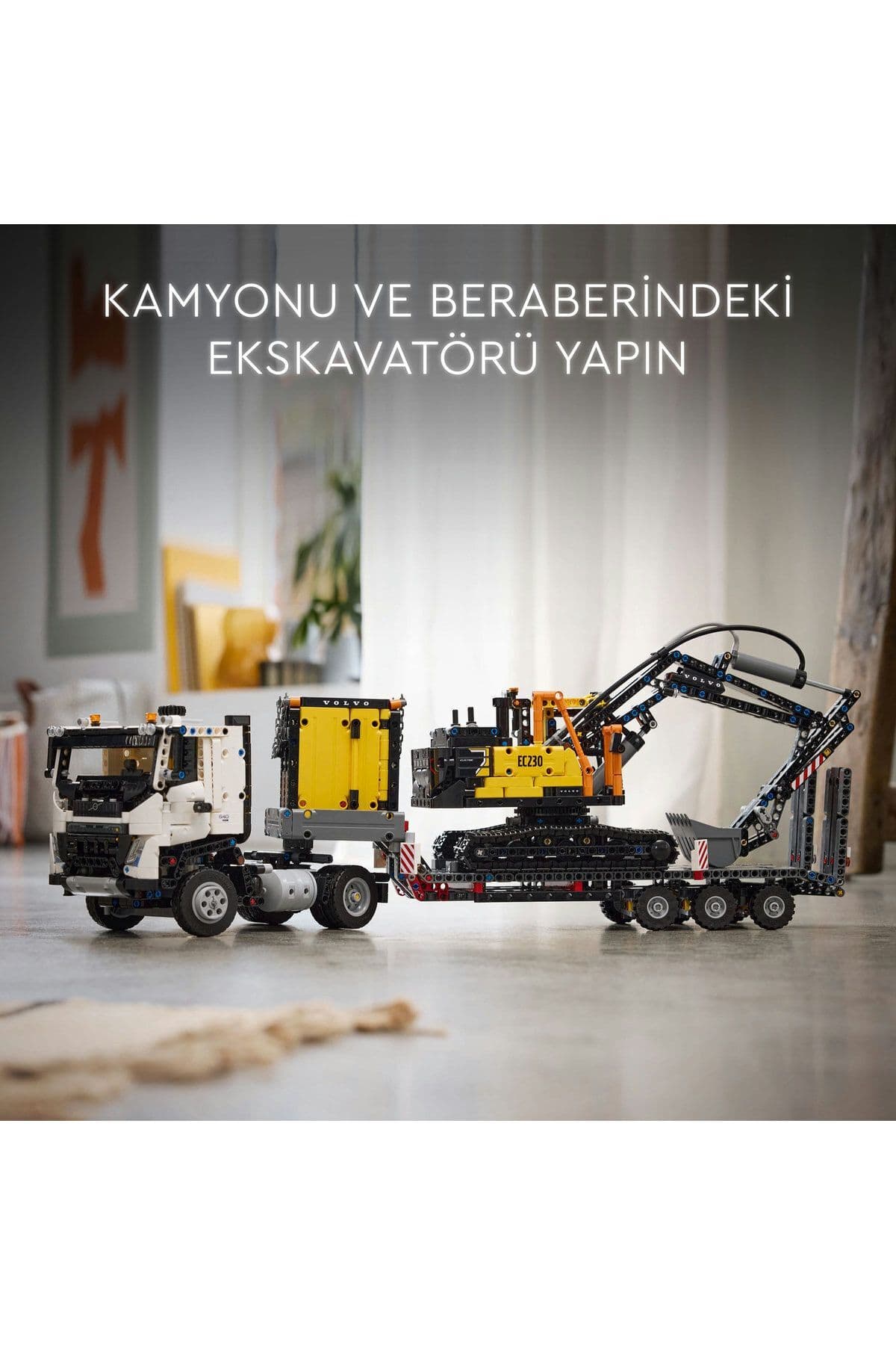 ست ساختنی اسباببازی مناسب بالای ۱۰ سال لگو، کامیون Volvo FMX و بیل مکانیکی برقی EC230، مدل 42175، 2274 قطعه ست ساختنی اسباببازی مناسب بالای ۱۰ سال لگو، کامیون Volvo FMX و بیل مکانیکی برقی EC230، مدل 42175، 2274 قطعه
