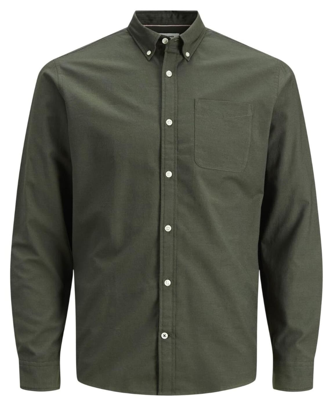 پیراهن مردانه Jack & Jones آستین بلند خاکی مدل Jjeoxford پیراهن مردانه Jack & Jones آستین بلند خاکی مدل Jjeoxford