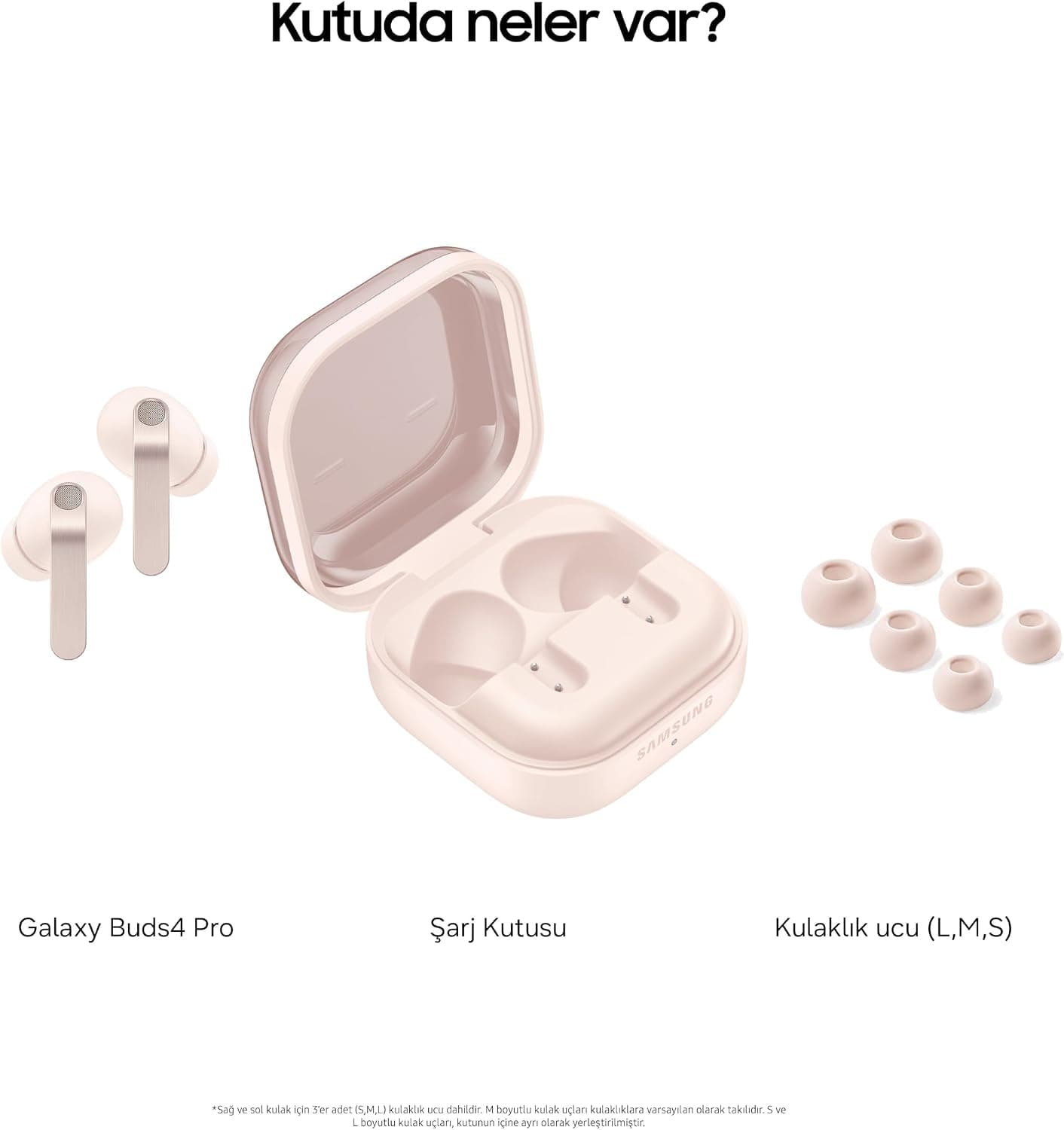 هدفون بلوتوثی Samsung Galaxy Buds4 Pro طلایی با بدنه فلزی، بلندگوی 2 راهه، تقویتکننده دوگانه، ANC و کنترل تطبیقی نویز هدفون بلوتوثی Samsung Galaxy Buds4 Pro طلایی با بدنه فلزی، بلندگوی 2 راهه، تقویتکننده دوگانه، ANC و کنترل تطبیقی نویز