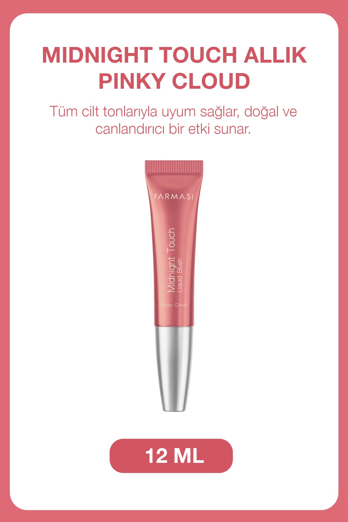 رژگونه Farmasi Geceyarısı Dokunuşu ابر صورتی رژگونه Farmasi Geceyarısı Dokunuşu ابر صورتی
