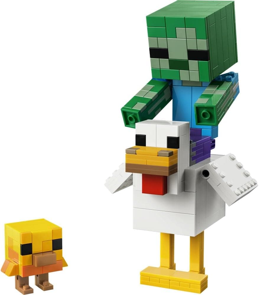 لگو Minecraft مدل 21582 Chicken Jockey لگو Minecraft مدل 21582 Chicken Jockey