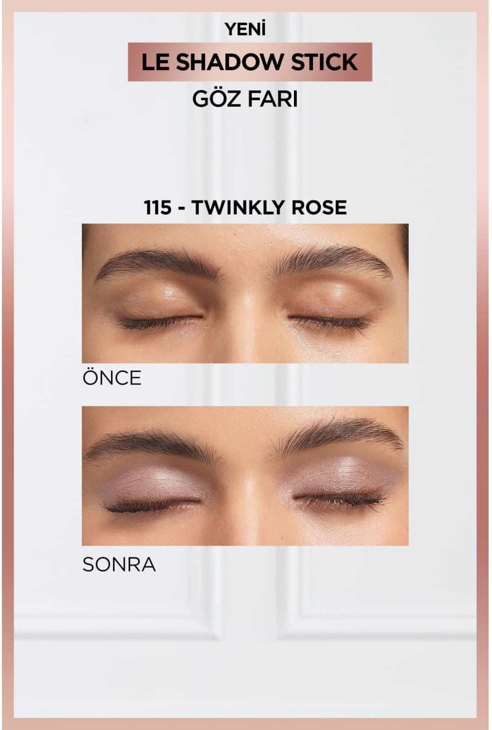 سایه چشم L'Oreal Paris Le Shadow Stick مدل 115 Twinkly Rose سایه چشم L'Oreal Paris Le Shadow Stick مدل 115 Twinkly Rose