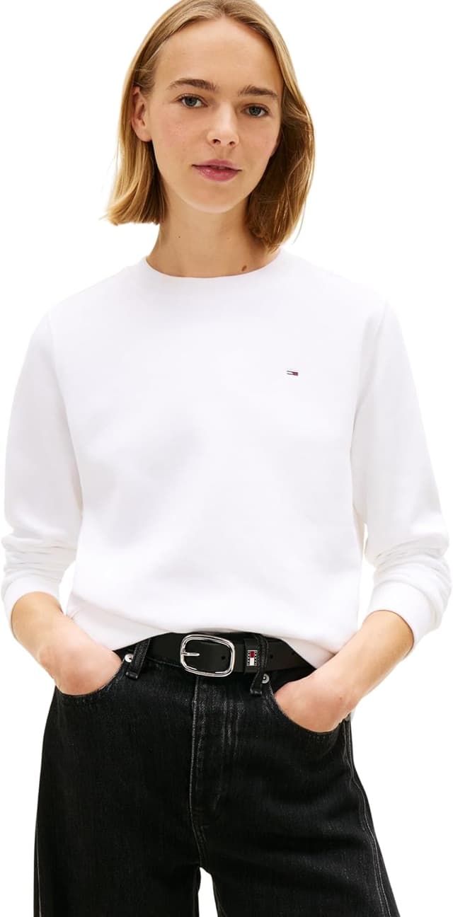 سویشرت زنانه Tommy Jeans مدل TJW REG S FLAG CREW سویشرت زنانه Tommy Jeans مدل TJW REG S FLAG CREW