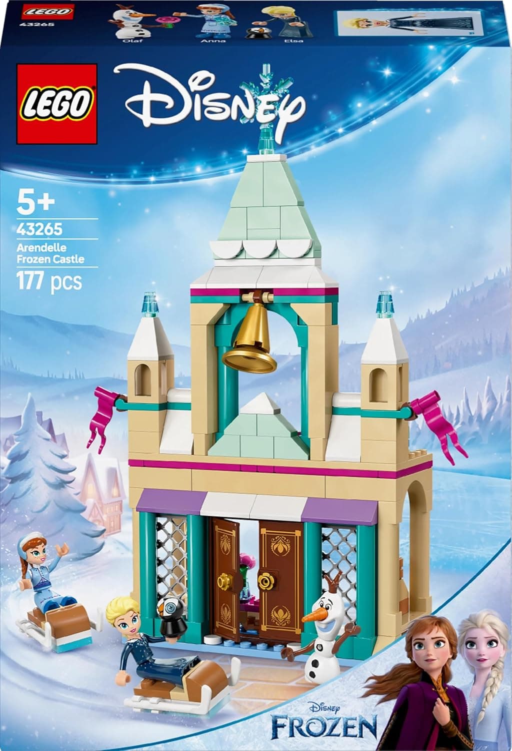 لگو Disney Princess قلعه Arendelle Frozen مدل 43265 لگو Disney Princess قلعه Arendelle Frozen مدل 43265
