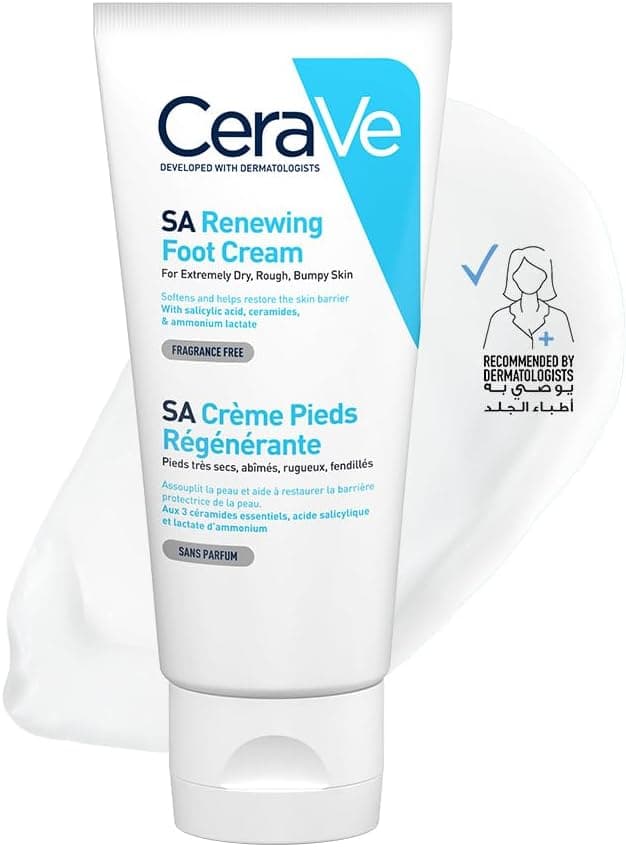 کرم پا Cerave مدل SA Renewing با هیالورونیک اسید برای پای خشک و ترکخورده 88ml کرم پا Cerave مدل SA Renewing با هیالورونیک اسید برای پای خشک و ترکخورده 88ml