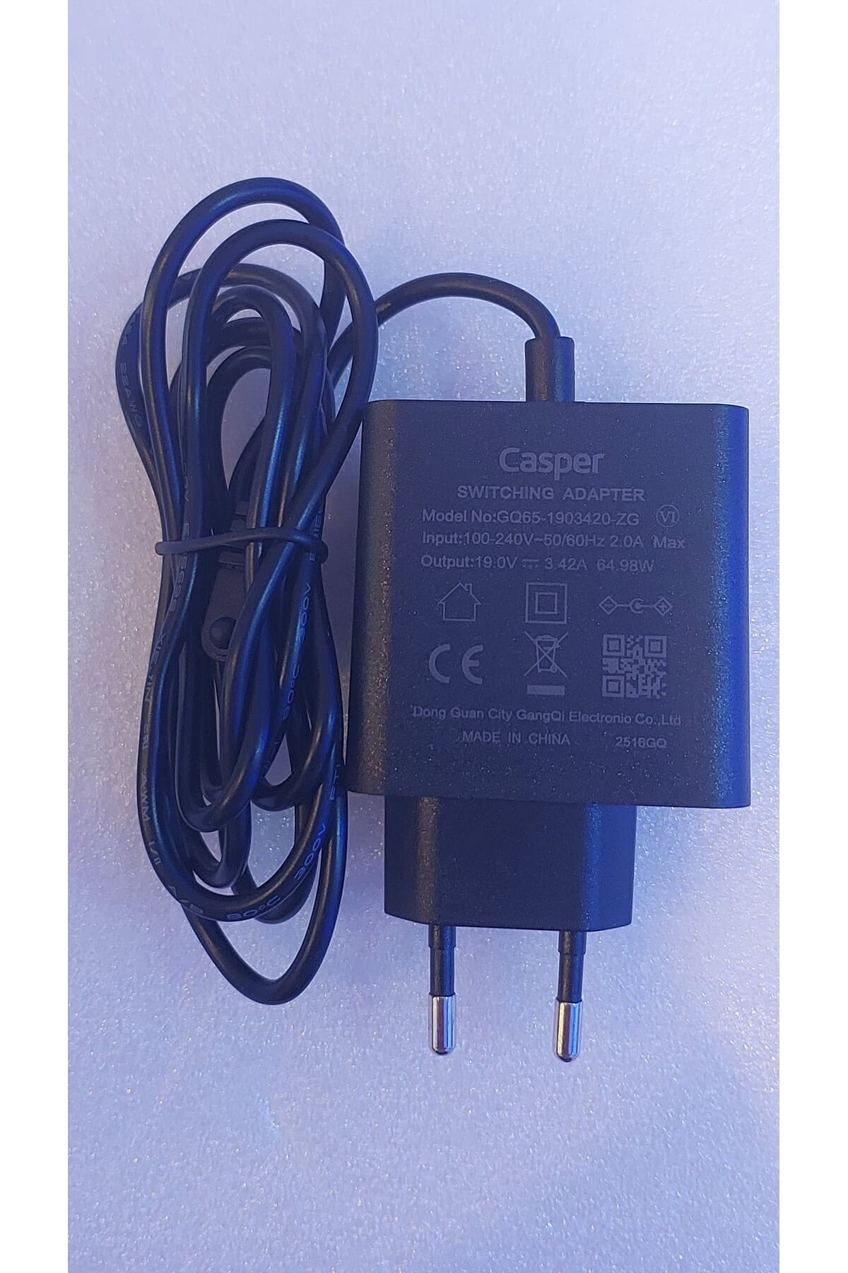 آداپتور شارژ CASPER مدل X600 19V 3.42A 65W آداپتور شارژ CASPER مدل X600 19V 3.42A 65W