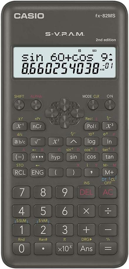 ماشینحساب علمی Casio مدل Fx-82Ms-2Nd Edition ماشینحساب علمی Casio مدل Fx-82Ms-2Nd Edition