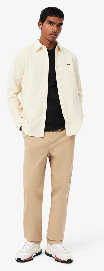 تیشرت مردانه Lacoste یقه گرد مشکی فیت معمولی تیشرت مردانه Lacoste یقه گرد مشکی فیت معمولی