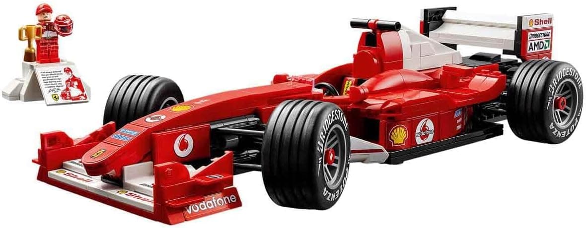لگو Icons Ferrari F2004 و Michael Schumacher مدل 11375 لگو Icons Ferrari F2004 و Michael Schumacher مدل 11375